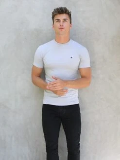 Initial Crew T-Shirt - Stone -Blakely 080CStone 05D