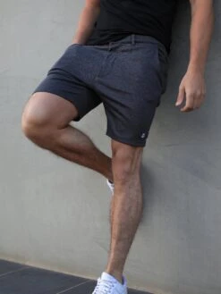 Sorrento Stretch Fit Shorts - Charcoal -Blakely 1342SorrentoShortsCharcoal2