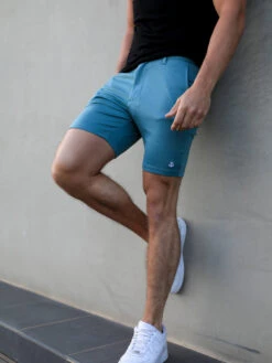 Sorrento Stretch Fit Shorts - Green -Blakely 1342SorrentoShortsGreen3DCompressed