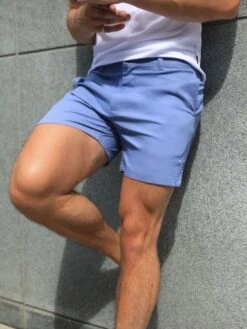 Sanremo Chino Shorts - Blue -Blakely 1349BLUED 1