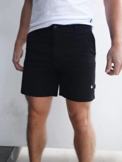 Stretch Chino Shorts - Black -Blakely 1349LBlack 01D