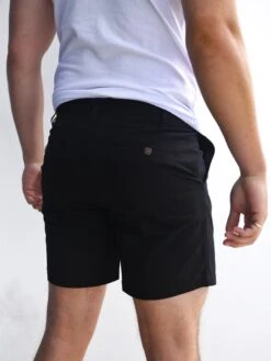 Stretch Chino Shorts - Black -Blakely 1349LBlack 03D