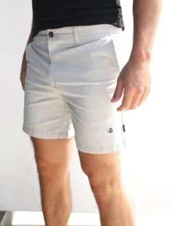 Stretch Chino Shorts - Light Grey -Blakely 1349LLightGrey 04D