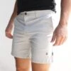 Stretch Chino Shorts - Light Grey