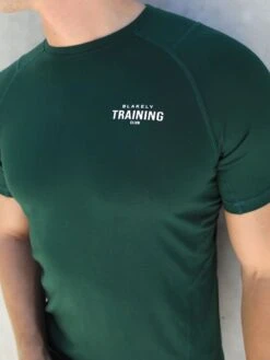 Slim Training T-Shirt - Dark Green 9 Slim Training T-Shirt - Dark Green -Blakely 1802TGreen 02D