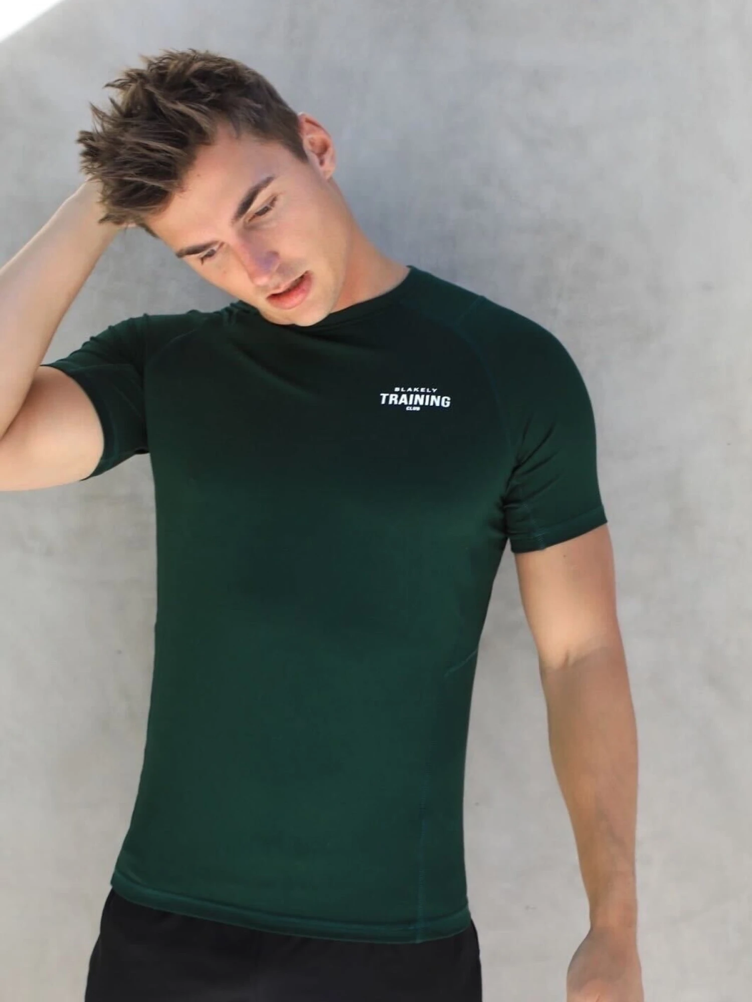 Slim Training T-Shirt - Dark Green 7 Slim Training T-Shirt - Dark Green - Image 6