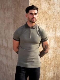 Aspen Polo - Khaki Green -Blakely 1804AKhaki 03D