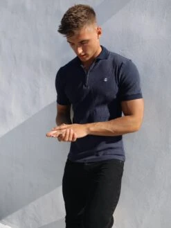 Aspen Polo - Navy -Blakely 1804Zip UpPoloNavyCU2D