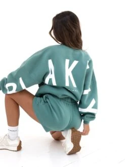 Isabel Oversized Jumper - Deep Sage -Blakely 1846ADEEPSAGE03D