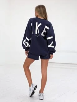Isabel Oversized Jumper - Classic Navy -Blakely 1846ANavy 03D