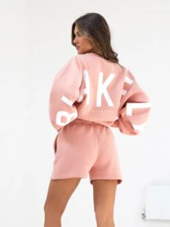 Isabel Oversized Jumper - Peach Pink -Blakely 1846APEACHPINK01D