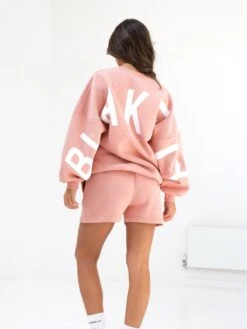 Isabel Oversized Jumper - Peach Pink -Blakely 1846APEACHPINK03D