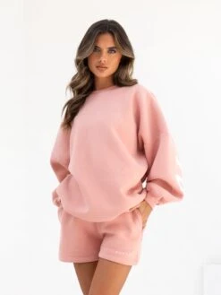 Isabel Oversized Jumper - Peach Pink -Blakely 1846APEACHPINK04D
