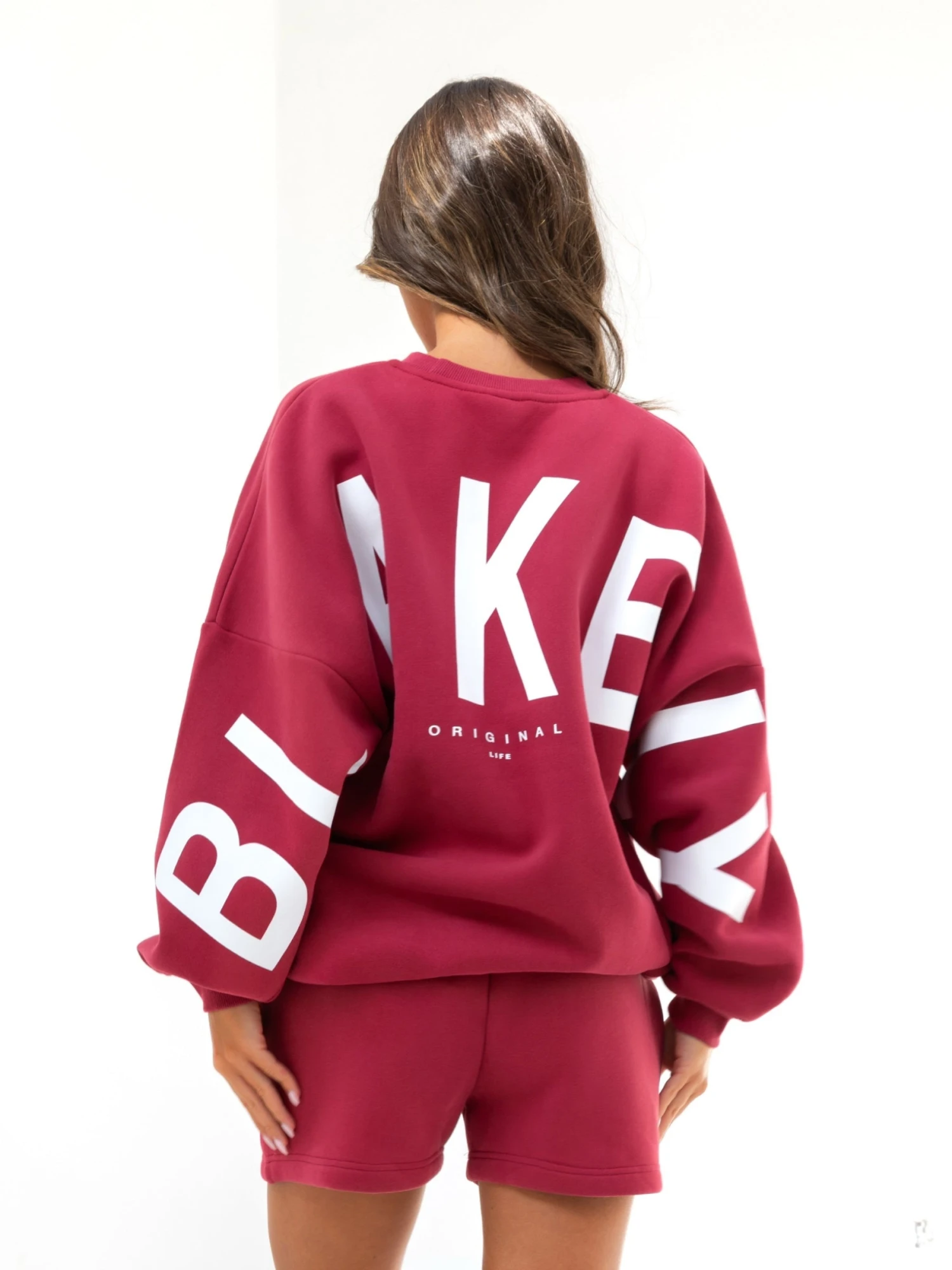 Isabel Oversized Jumper - Deep Pink 3 Isabel Oversized Jumper - Deep Pink