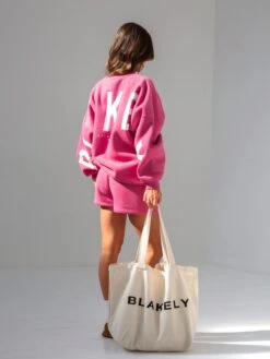 Isabel Oversized Jumper - Hot Pink -Blakely 1846AWILDBERRY03D