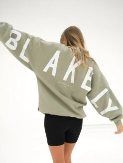 Isabel Oversized Jumper - Olive 10 Isabel Oversized Jumper - Olive -Blakely 1846BOliveLEADD