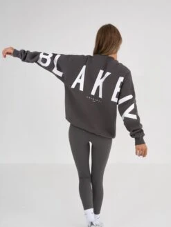 Isabel Oversized Jumper - Charcoal -Blakely 1846CHARCOALD 2