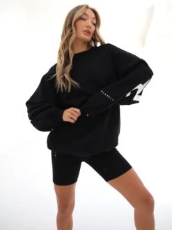 Isabel Oversized Jumper - Black -Blakely 1846ISABELBLACK04