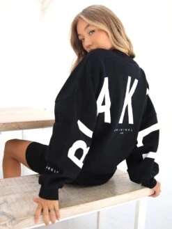 Isabel Oversized Jumper - Black -Blakely 1846ISABELBLACK07