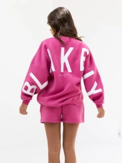 Isabel Oversized Jumper - Hot Pink -Blakely 1846SHOTPINKD 1