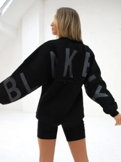 Isabel Tonal Oversized Jumper - Black -Blakely 1846TblackleadD