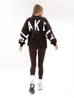 Isabel Oversized Jumper - Coffee Bean -Blakely 1846XBROWN04D