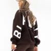 Isabel Oversized Jumper - Coffee Bean