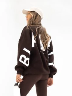 Isabel Oversized Jumper - Coffee Bean