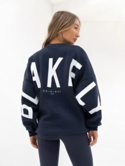 Isabel Oversized Jumper - Midnight Blue