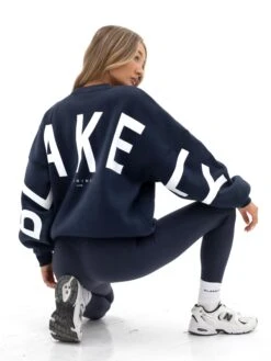 Isabel Oversized Jumper - Midnight Blue -Blakely 1846XNAVY05D