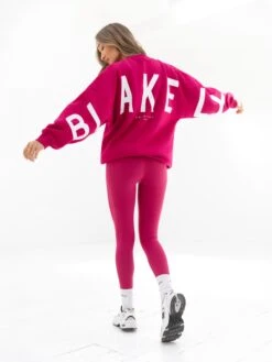 Isabel Oversized Jumper - Ultra Pink -Blakely 1846XULTRAPINK04D