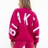 Isabel Oversized Jumper - Ultra Pink -Blakely 1846XULTRAPINK06LEADD
