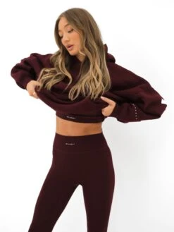 Ultimate Active Leggings - Burgundy -Blakely 1850 2burgundyD 1