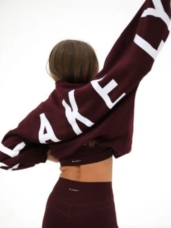 Ultimate Active Leggings - Burgundy -Blakely 1850 2burgundyD 3