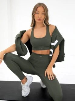 Ultimate Active Leggings - Khaki Green -Blakely 1850 2khakigreenD 3