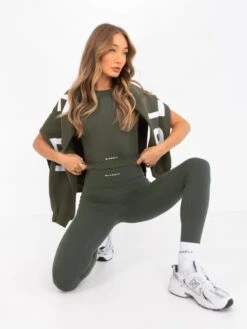 Ultimate Soft Lifestyle Leggings - Khaki Green -Blakely 1850 3KHAKID 4 af63e79e 7b99 4813 98b4 6e693ba7c301