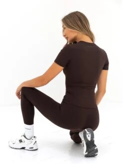 Ultimate Soft Lifestyle Leggings - Coffee Bean -Blakely 1850 6BROWN03D