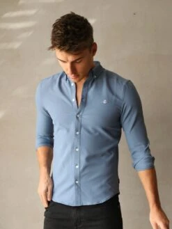 Manarola Shirt - Blue -Blakely 1855ABlue 01D