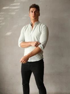 Pienza Shirt - Mint -Blakely 1855AMint 02D