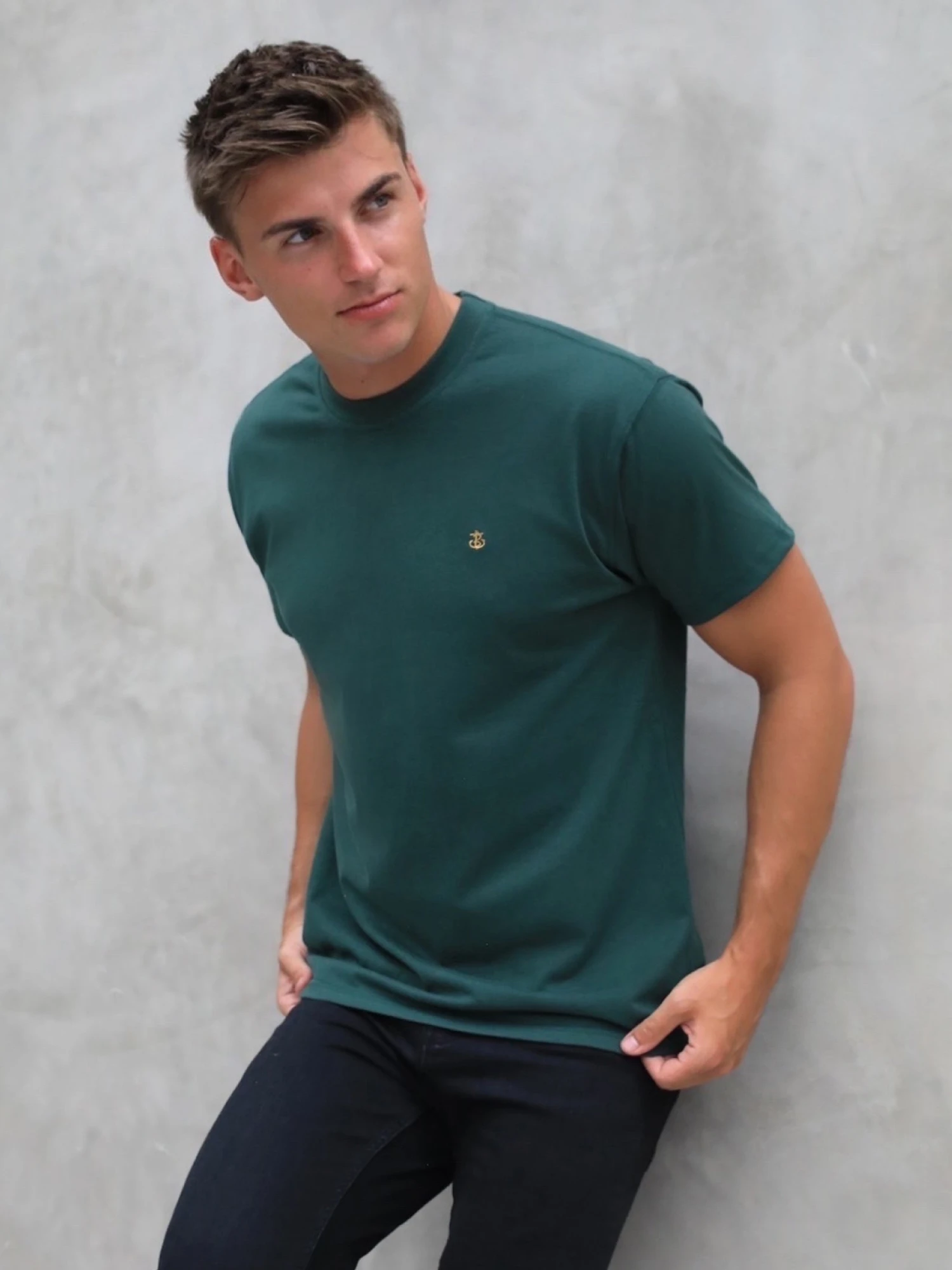 Anchor Relaxed T-Shirt - Dark Green 5 Anchor Relaxed T-Shirt - Dark Green - Image 3