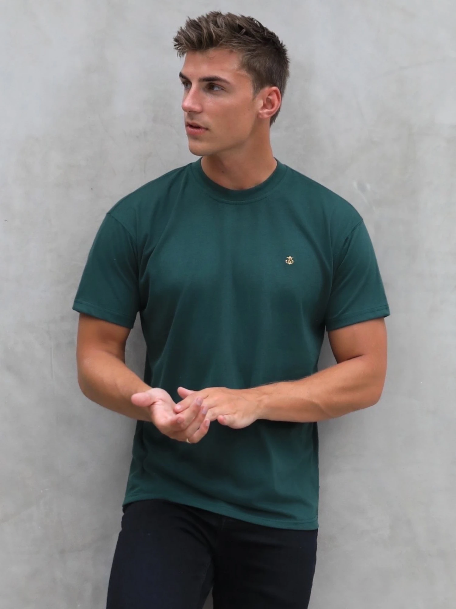 Anchor Relaxed T-Shirt - Dark Green 3 Anchor Relaxed T-Shirt - Dark Green