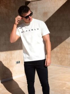 Evolved II Relaxed T-Shirt - Off-White -Blakely 1966BWhite 02D