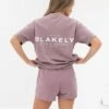 Active Studios Oversized T-Shirt - Dusty Pink -Blakely 196BSDUSTYPINKLEADD