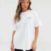 Italia Oversized T-Shirt - Flat White -Blakely 196BWWhite LEADD