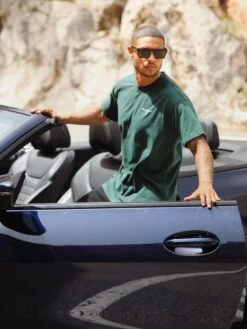 Riviera Initial Relaxed T-Shirt - Dark Green -Blakely 196CDARKGREEND dbcade80 ce2d 43f3 a7d0 beb1a1e6d623