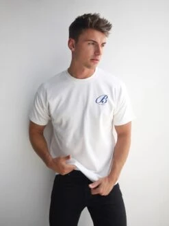 Vita Relaxed T-Shirt - Flat White -Blakely 196IMFlatwhite 03D