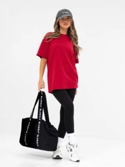 Isabel Oversized T-Shirt - Cherry Red 11 Isabel Oversized T-Shirt - Cherry Red -Blakely 196IWRED06D