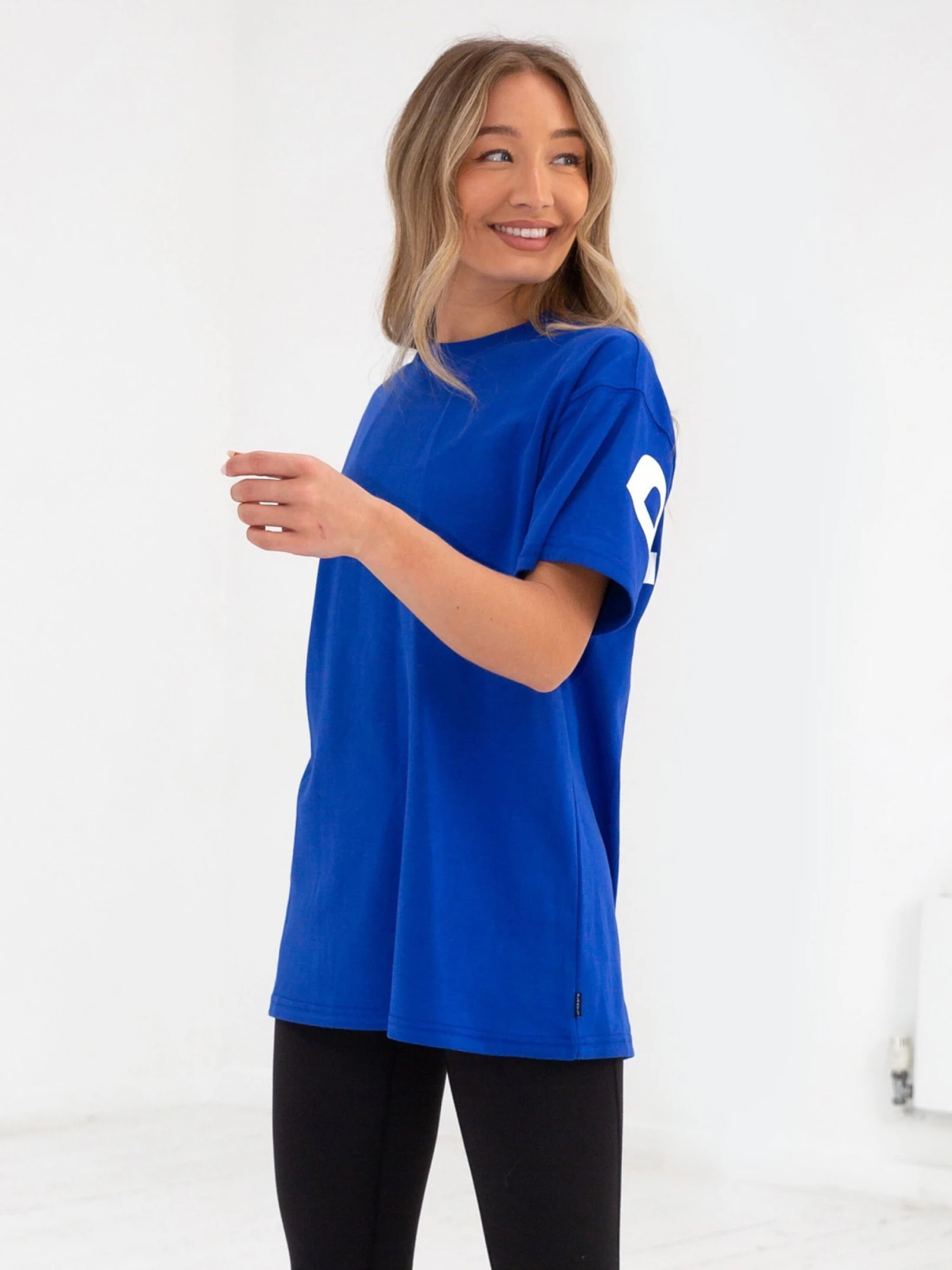 Isabel Oversized T-Shirt - Cobalt Blue 5 Isabel Oversized T-Shirt - Cobalt Blue - Image 3