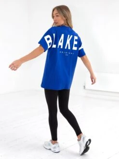 Isabel Oversized T-Shirt - Cobalt Blue 11 Isabel Oversized T-Shirt - Cobalt Blue -Blakely 196IW BLUED 2
