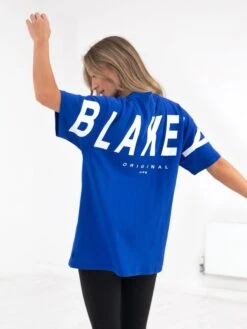 Isabel Oversized T-Shirt - Cobalt Blue 13 Isabel Oversized T-Shirt - Cobalt Blue -Blakely 196IW BLUED 4